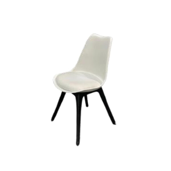 Modern Cafeteria Chair – Ivory Tone
