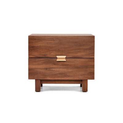 Solid Wood Bedside Table with Drawer