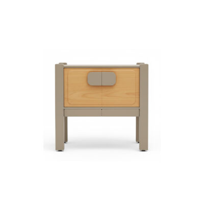 Contemporary Bedside Table with Drawer Storage