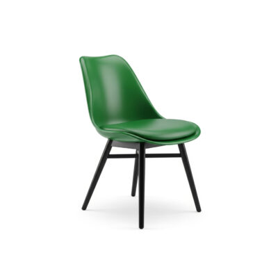 Green Cafeteria Chair | Modern Plastic Dining Chair