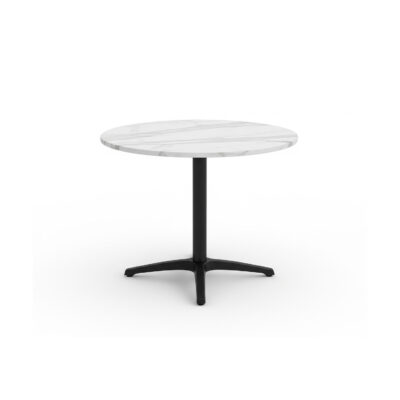 Modern Round Center Table with Metal Base