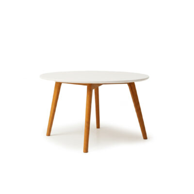 Modern Wooden Finish Round Center Table