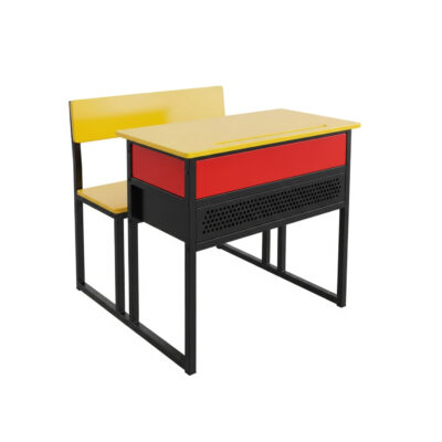 Compact School Seating Desk Bench