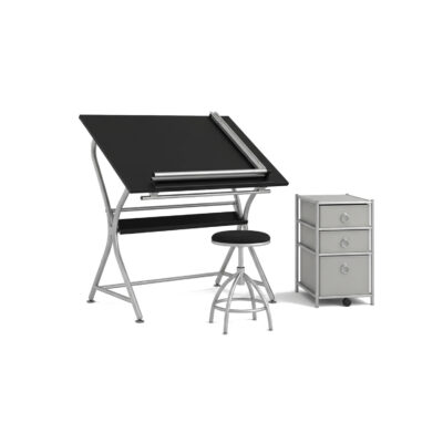 Adjustable Drafting Table with Storage Drawer