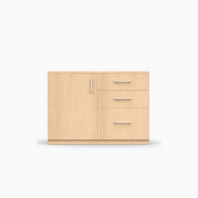 Office Storage Cabinet with Drawer & Door Combination