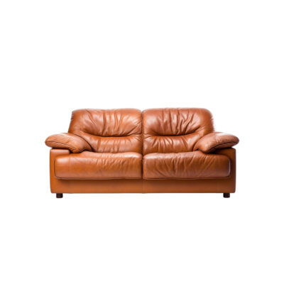 Brown Leather Sofa | Luxury Comfortable Living Room Sofa
