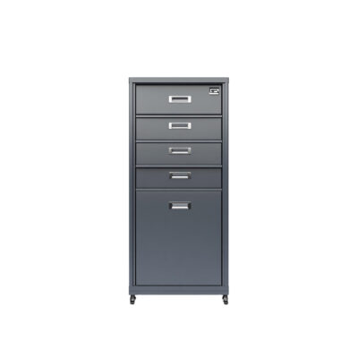 Grey Multi Drawer Steel Filing Cabinet for Offices