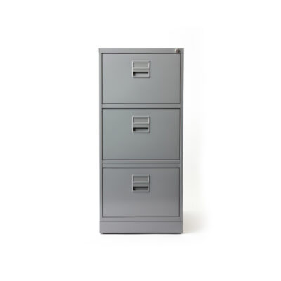 3 Drawer Steel Filing Cabinet for Office Record Storage
