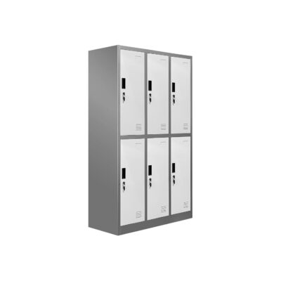 Double Tier Steel Locker Cabinet for Staff & Office Storage