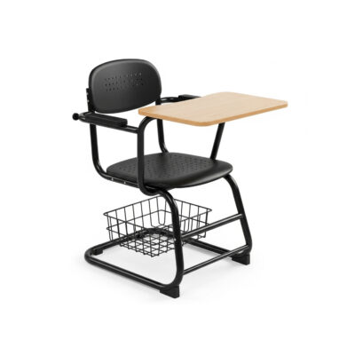 Tablet Arm Student Chair with Storage Basket