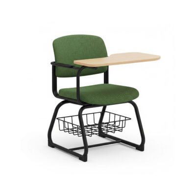 Green Writing Pad Classroom Chair
