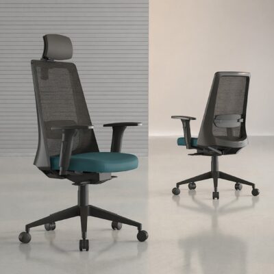 Ergonomic Mesh Chair with Durable Base
